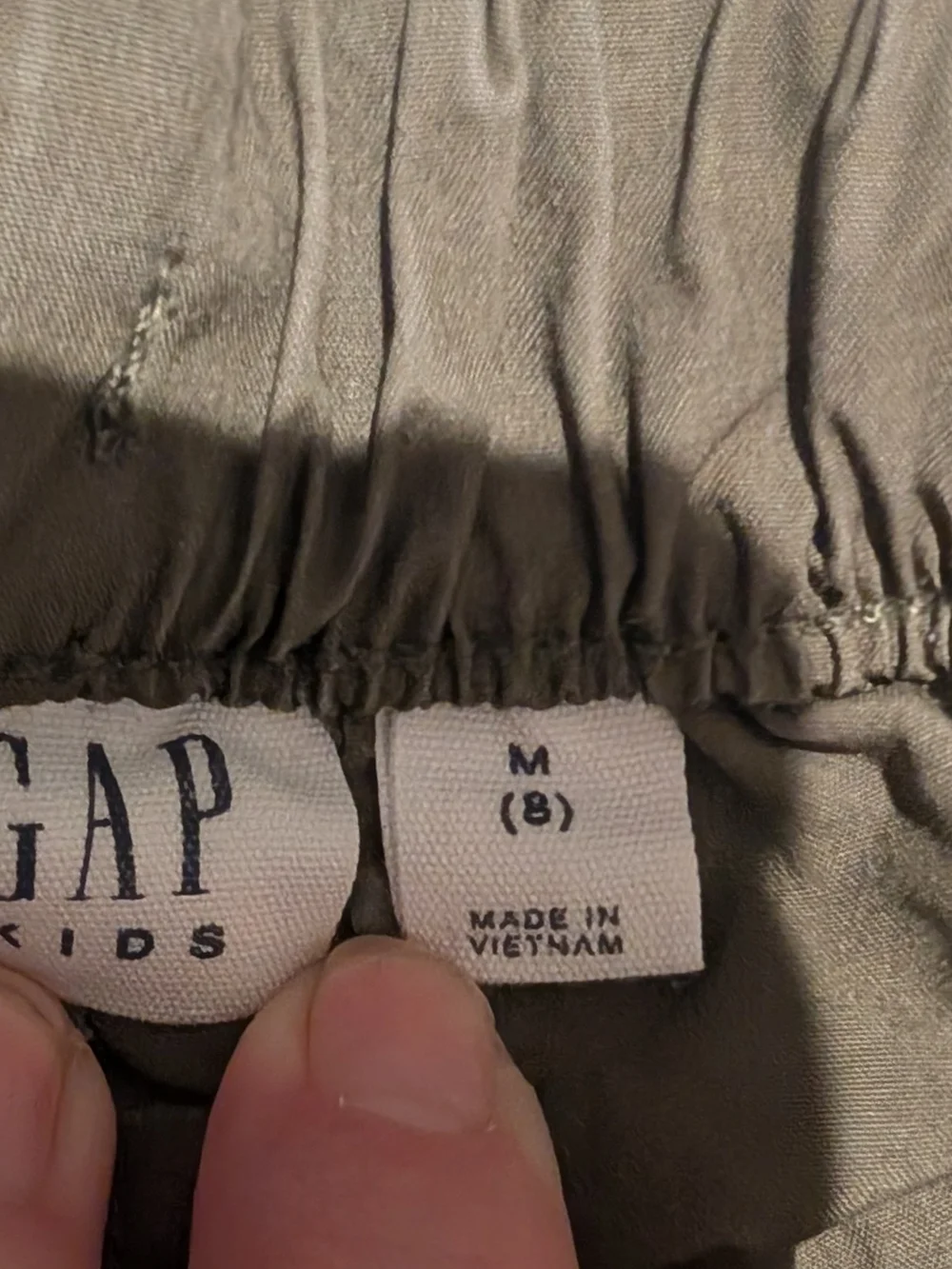 GAP Kids Easy Cargo Parachute Pants 🫒 Olive 🫒 Size 8